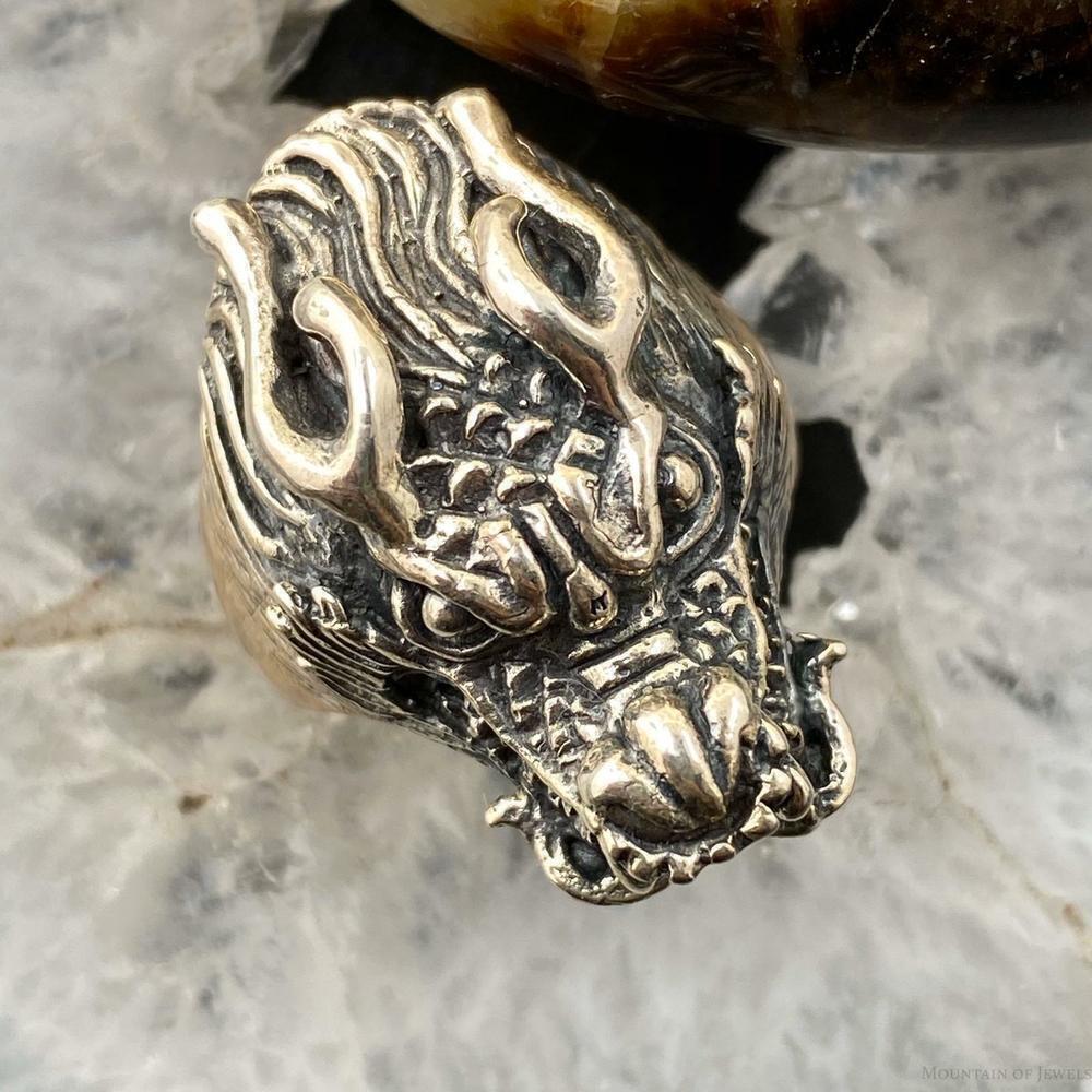 Sterling Silver Demon Skull Ring Size 8 For Women/Men 19 gr Rock N Roll / Biker